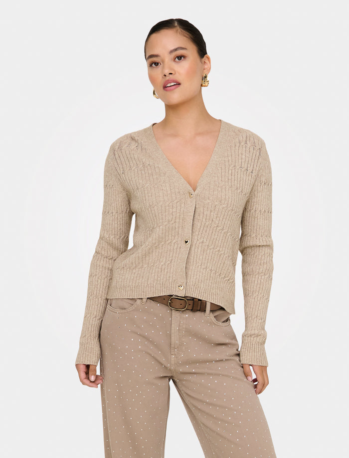 Cardigan ajusté en tricot