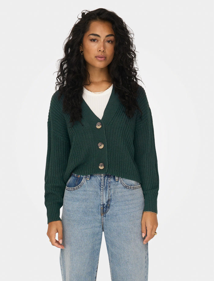 Cardigan court en tricot