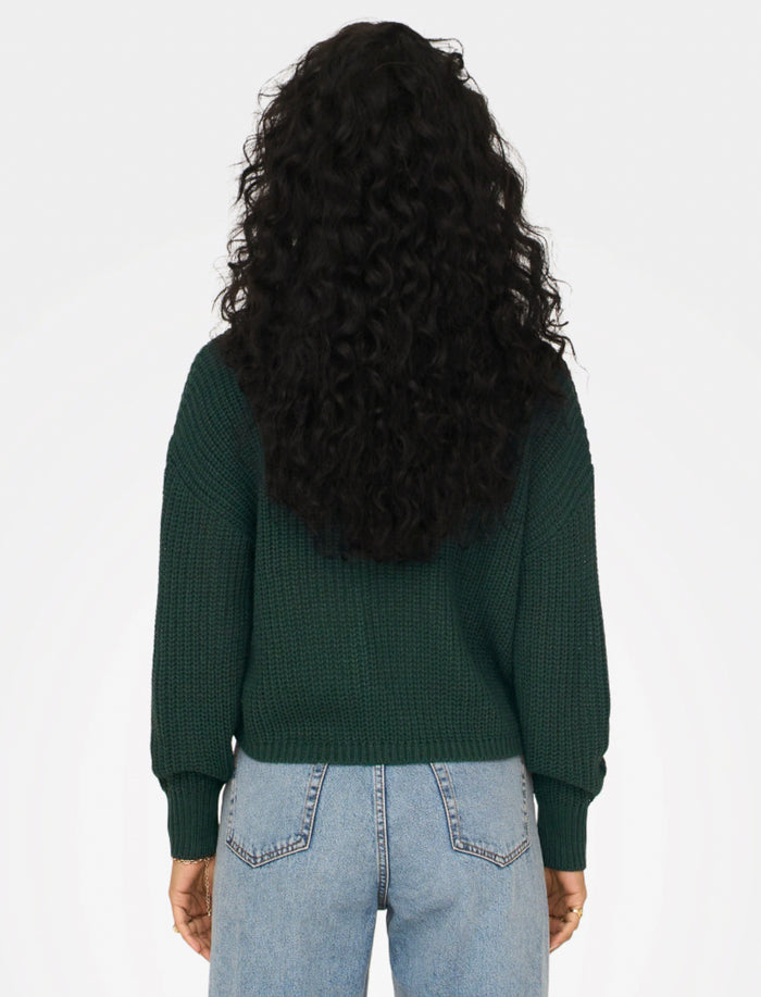 Cardigan court en tricot
