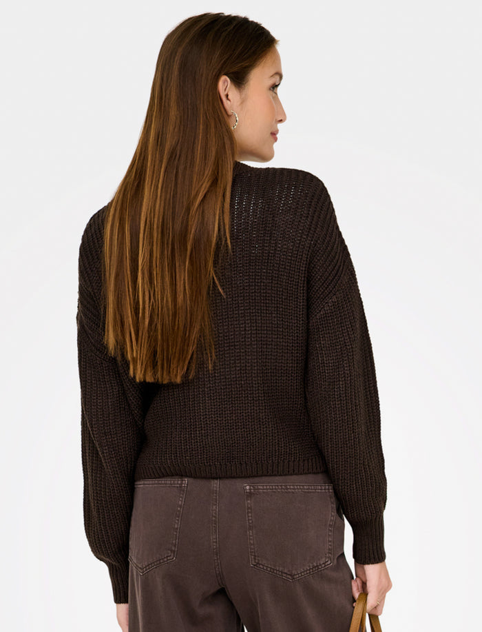 Cardigan court en tricot