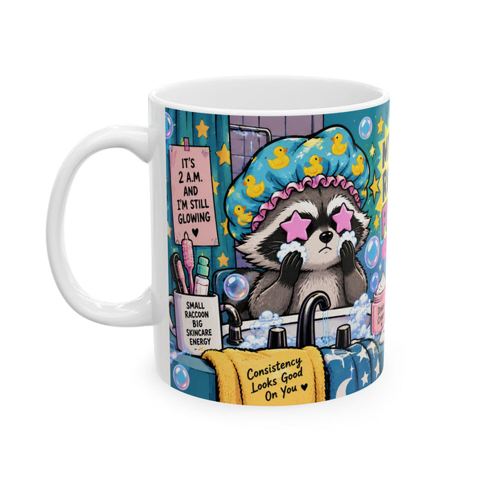 My Night Routine Is a Full-Time Job ceramic mug by Reiland Beauty, image 3