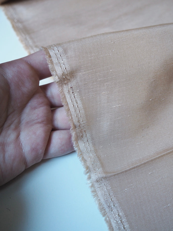 Champagne Worsted Satin