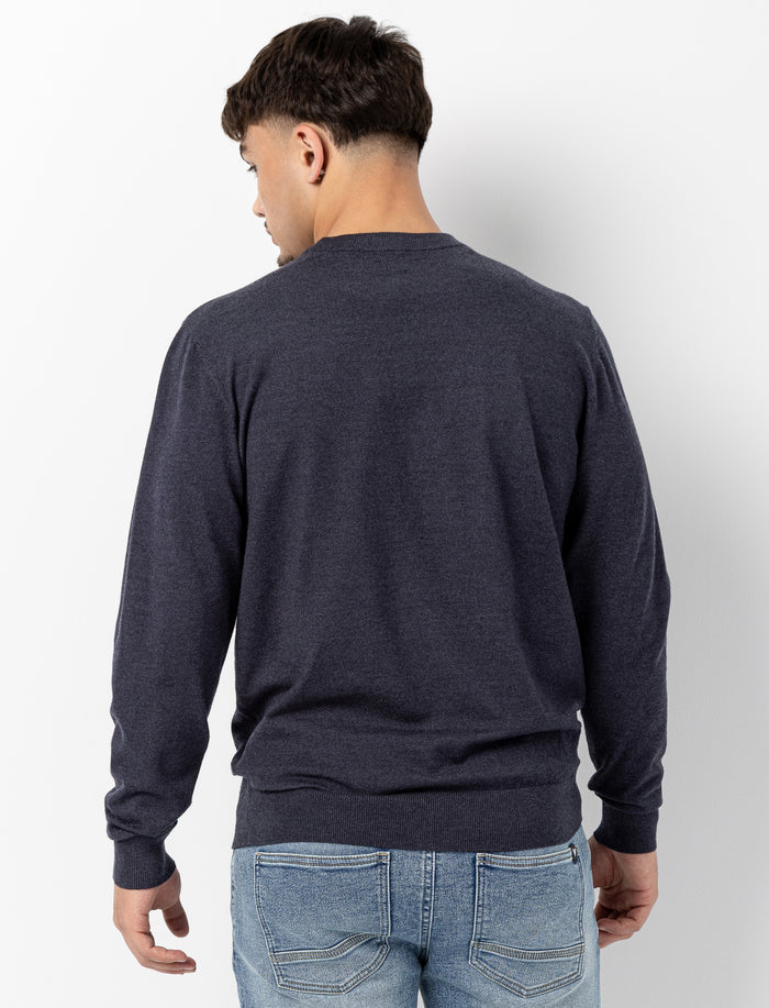 Chandail en tricot léger uni pour homme