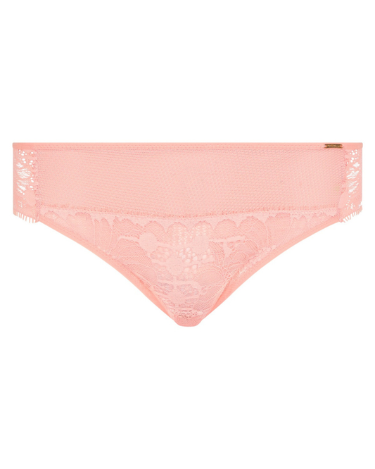 Chantelle 15F3 Candelight Peach Day to Night Lace Bikini myselflingerie.com