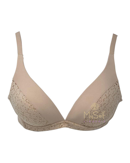Chantelle 13F2 Nude Blush Norah Molded Wire Free Bra MYSELFLINGERIE.COM