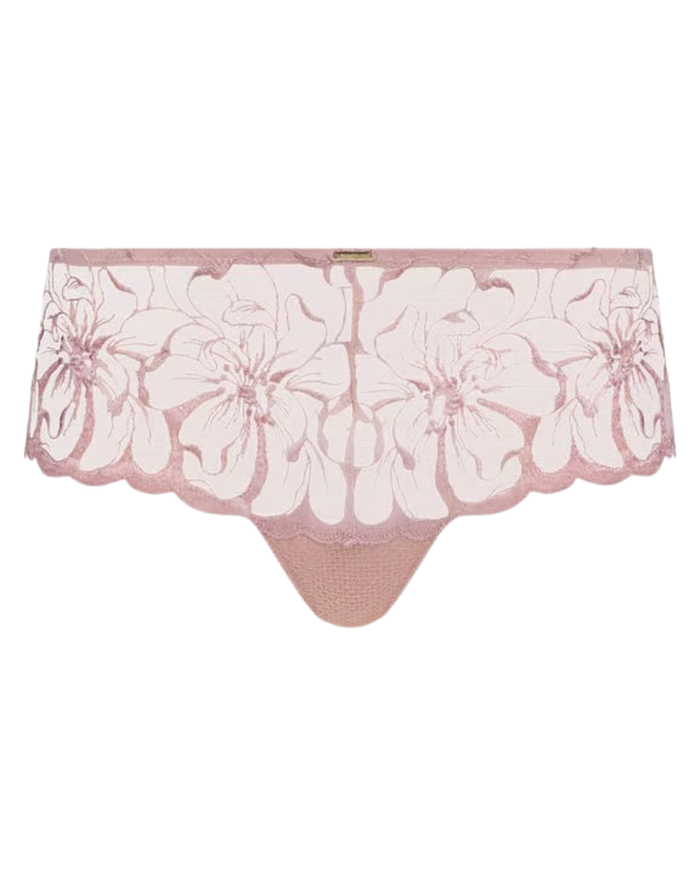 Chantelle Authentic Pink Fleurs Hipster Myselflingerie.com