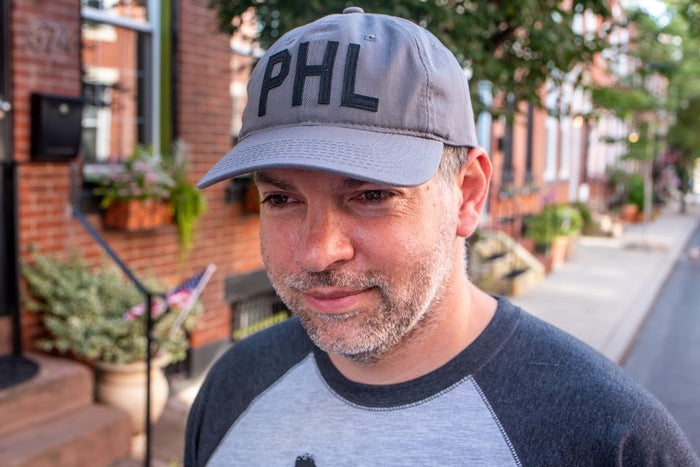 Charcoal PHL Baseball Hat - Ali's Wagon