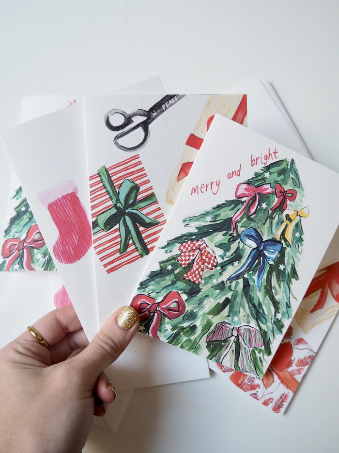 Charity Sewing Christmas Cards