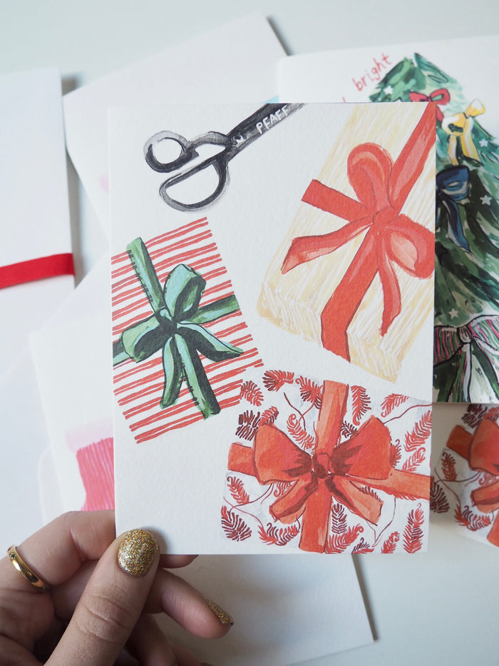 Charity Sewing Christmas Cards