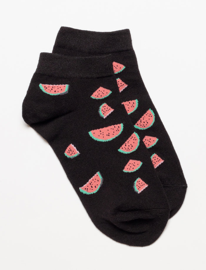 Chaussettes à la cheville à motifs