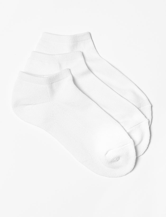 Chaussettes à la cheville unies - paquet de 3