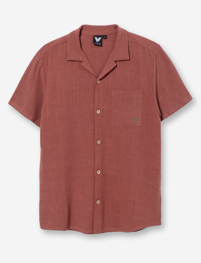 Chemise à col cubain