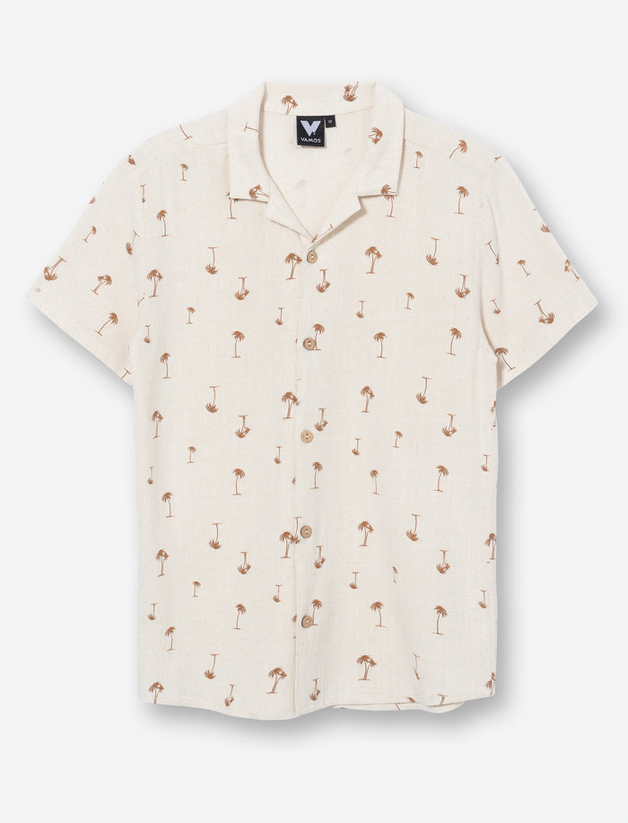Chemise à col cubain