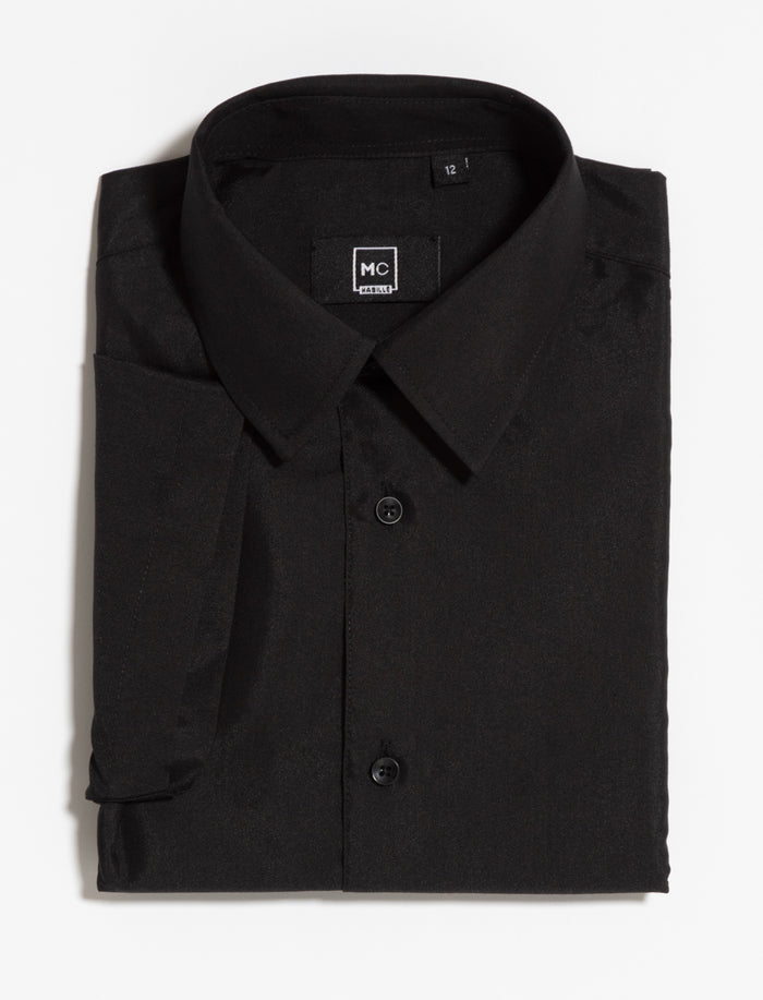 Chemise unie à manches courtes