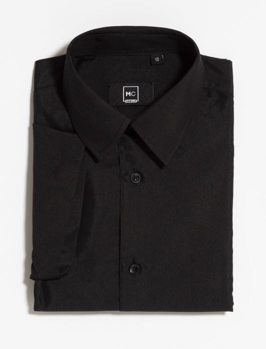 Chemise unie à manches courtes