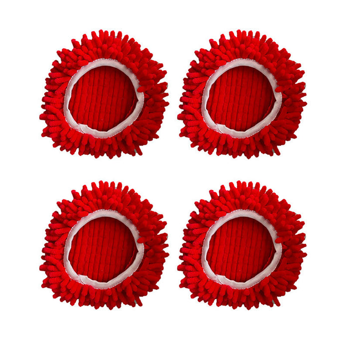 Red Mop Cover / 4 PCS