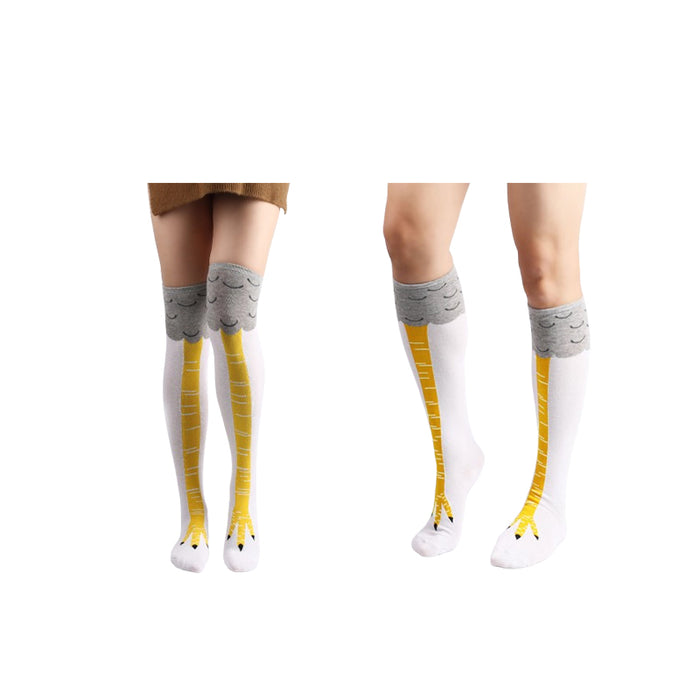 White (UNDER KNEE + OVER KNEE)