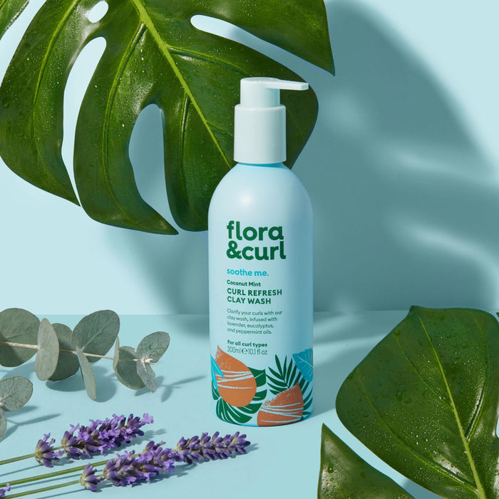 Coconut Mint Curl Refresh Clay Wash