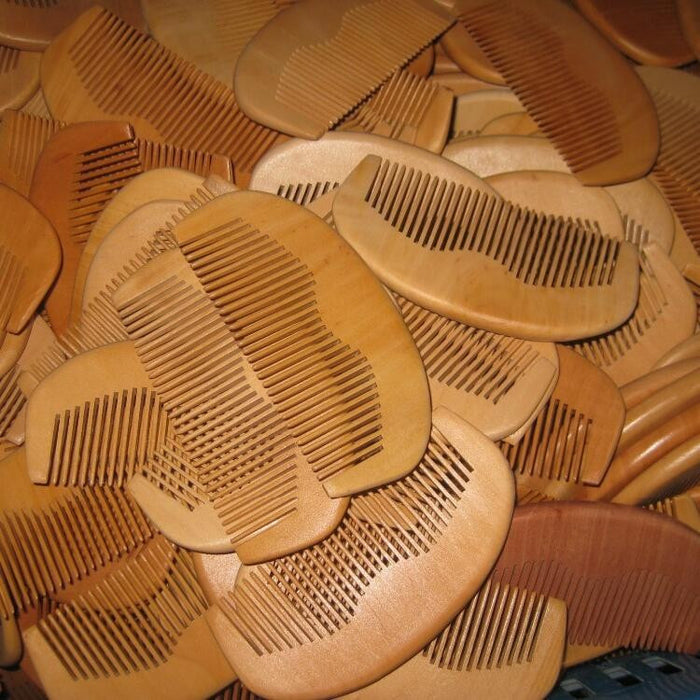 Comb: Peach Wood Beard Comb