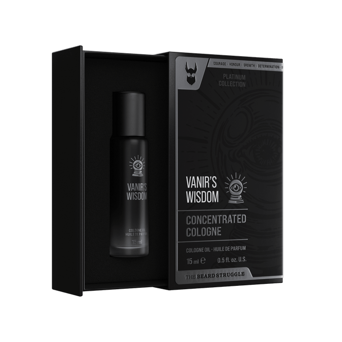Concentrated Cologne Oil in Vanir's Wisdom scent. The Beard Struggle