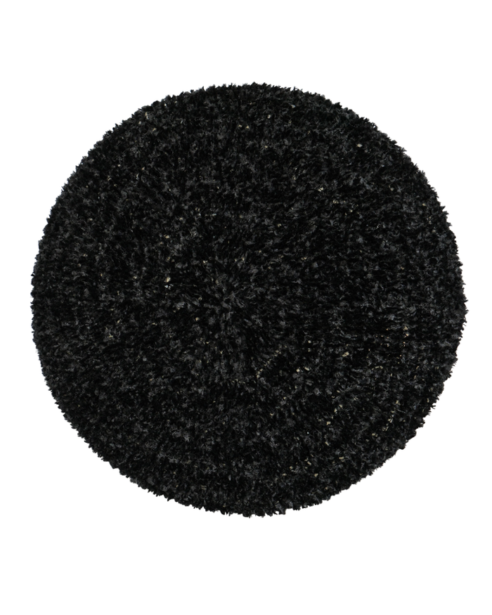 Lizi Headwear CONMBL Solid Black Medium Unlined Chenille myselflingerie.com