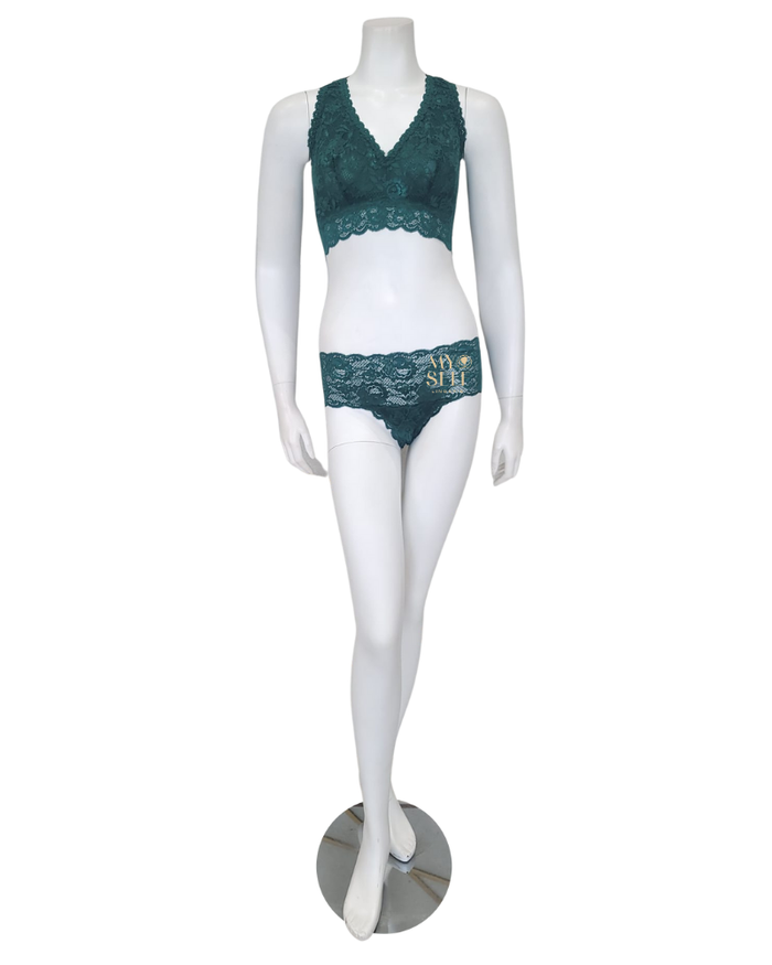 Cosabella NEVER1355 + 07ZL Congo Curvy Bralette & Shorts Set myselflingerie.com
