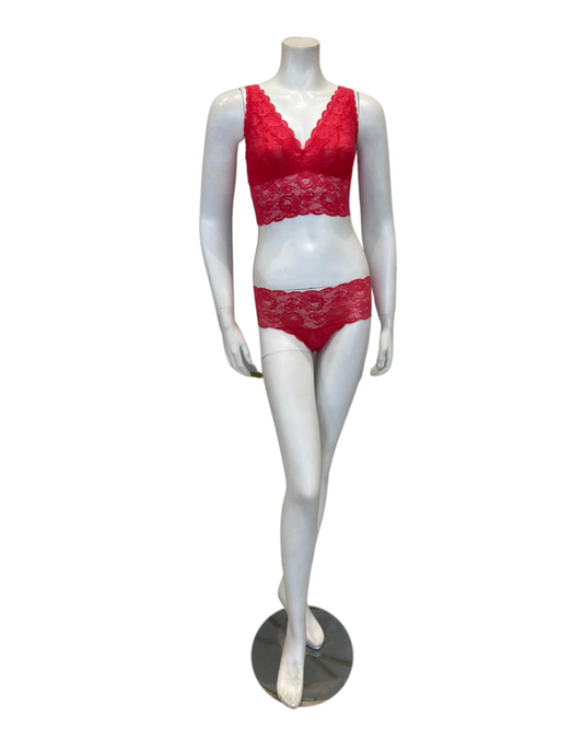 Cosabella NEVER1386+07ZL Ibisco Lace Bralette &amp; Short Set Myselflingerie.com