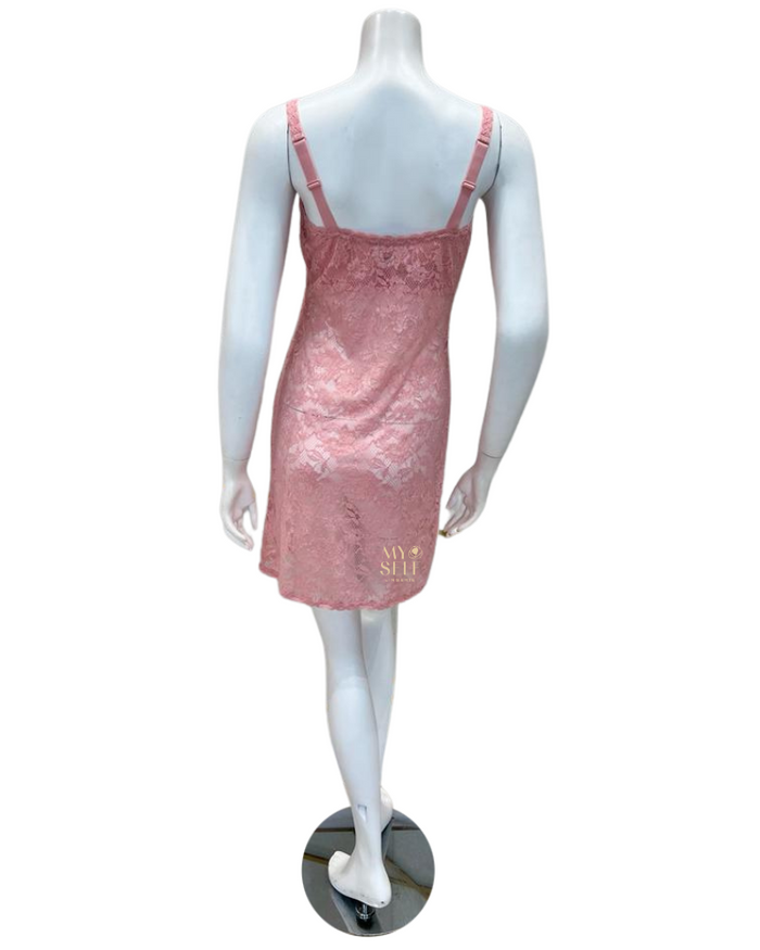 Cosabella NEVER2703 Jaipur Pink Foxie Curvy Chemise myselflingerie.com