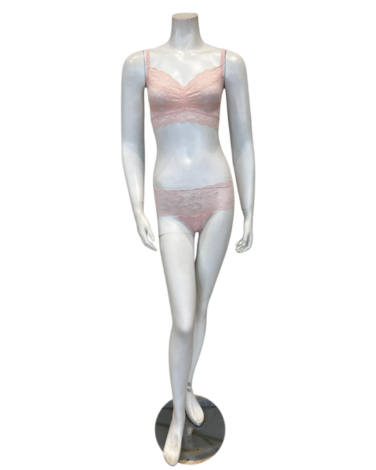 Cosabella NEVER1301+07ZL Pink Lilly Sweetie Bralette & Panty Set Myselflingerie.com