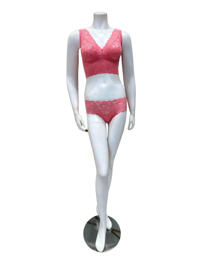 Cosabella NEVER1385+07ZL Venetian Dusk Curvy Longline Bralette & Panty Set myselflingerie.com