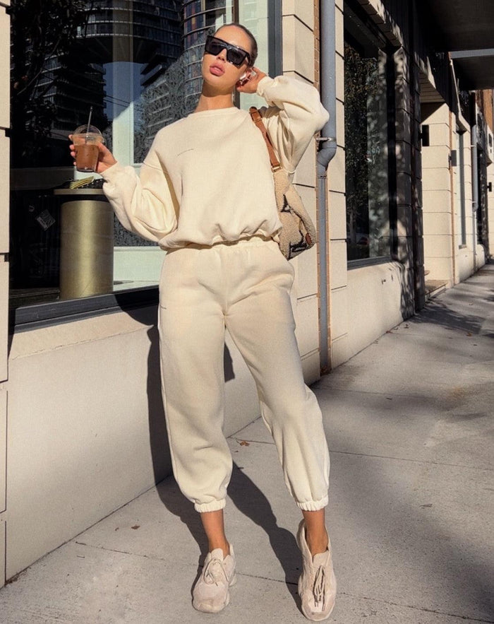 LUXE 23 Tracksuit Pants - CreamLU948SKATE GALLIANO
