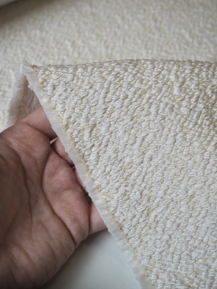 Cream + Ivory Textured Jacquard