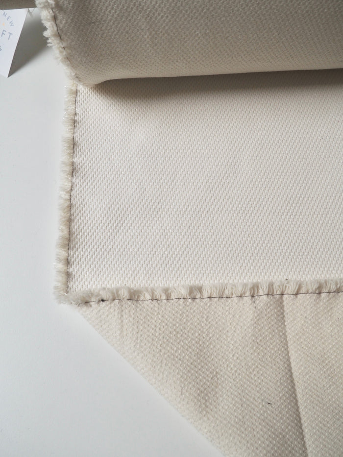 Cream Lurex + Wool Jacquard