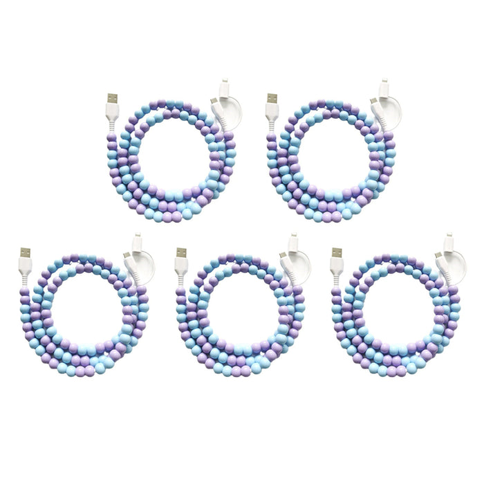 Blue + Purple / 5 PCS