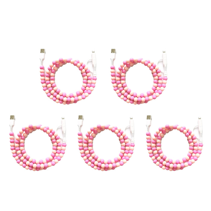 Light Pink + Pink / 5 PCS
