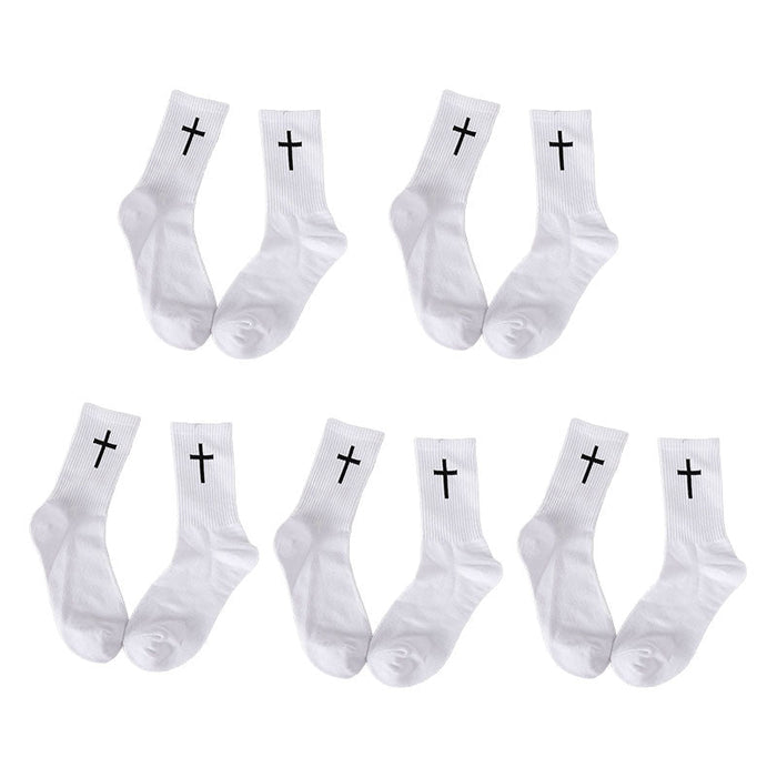 White Cross (5 pairs)