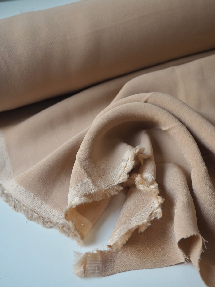Custard Viscose Crepe