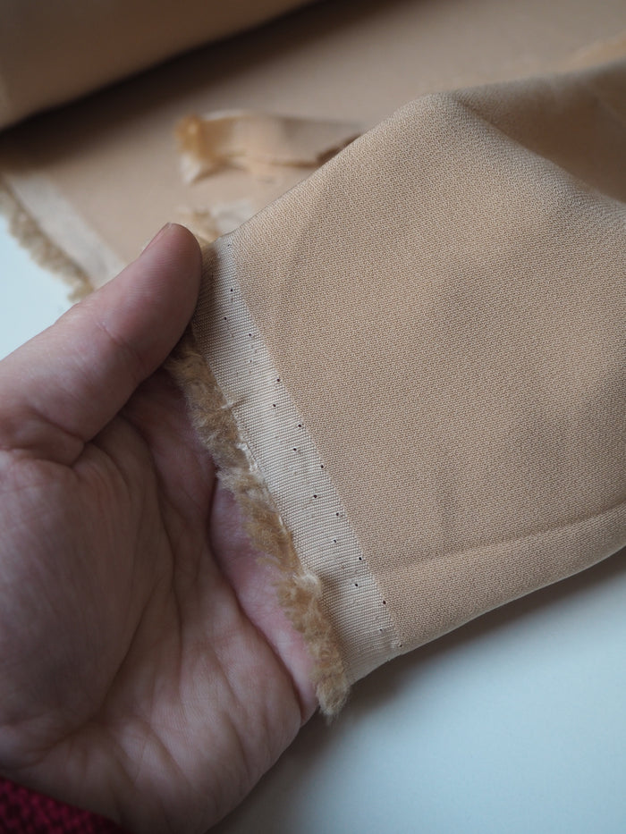 Custard Viscose Crepe