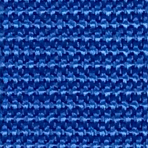 Close-up of a durable, royal blue briar pant facing fabric with a textured, woven weave pattern.