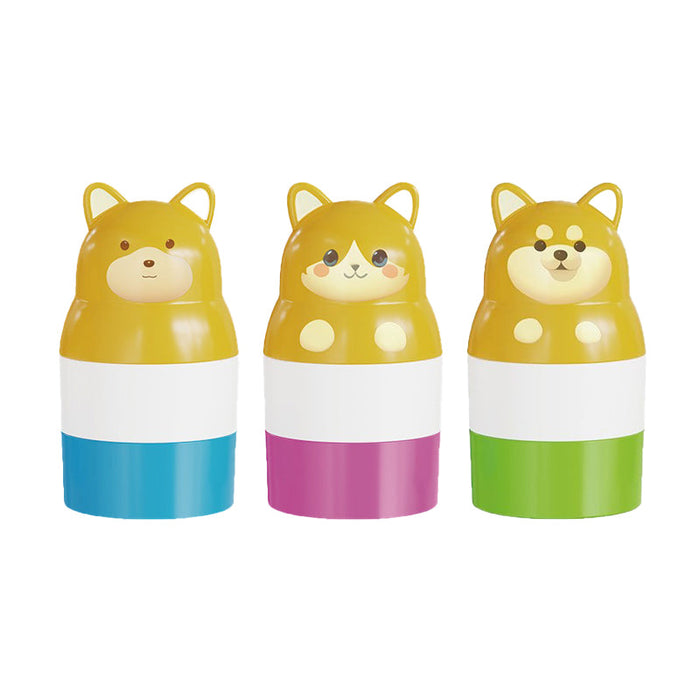 🐱🐶🐻Animal Mix Set – Cat (Red) + Dog (Green) + Bear (Blue)