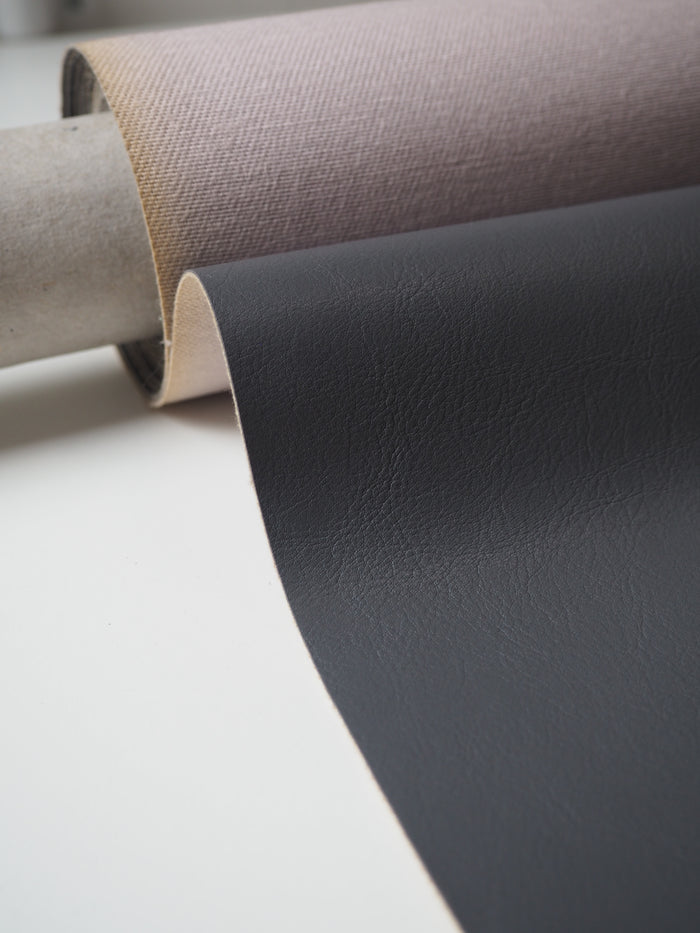 Dark Grey Pleather