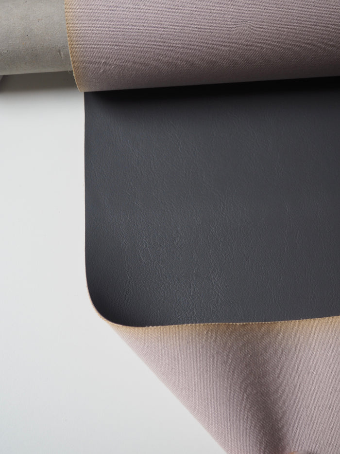 Dark Grey Pleather