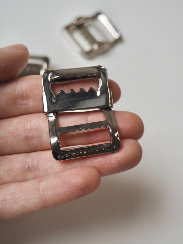 Dark Silver Branded Sliding Ladder Lock 2cm