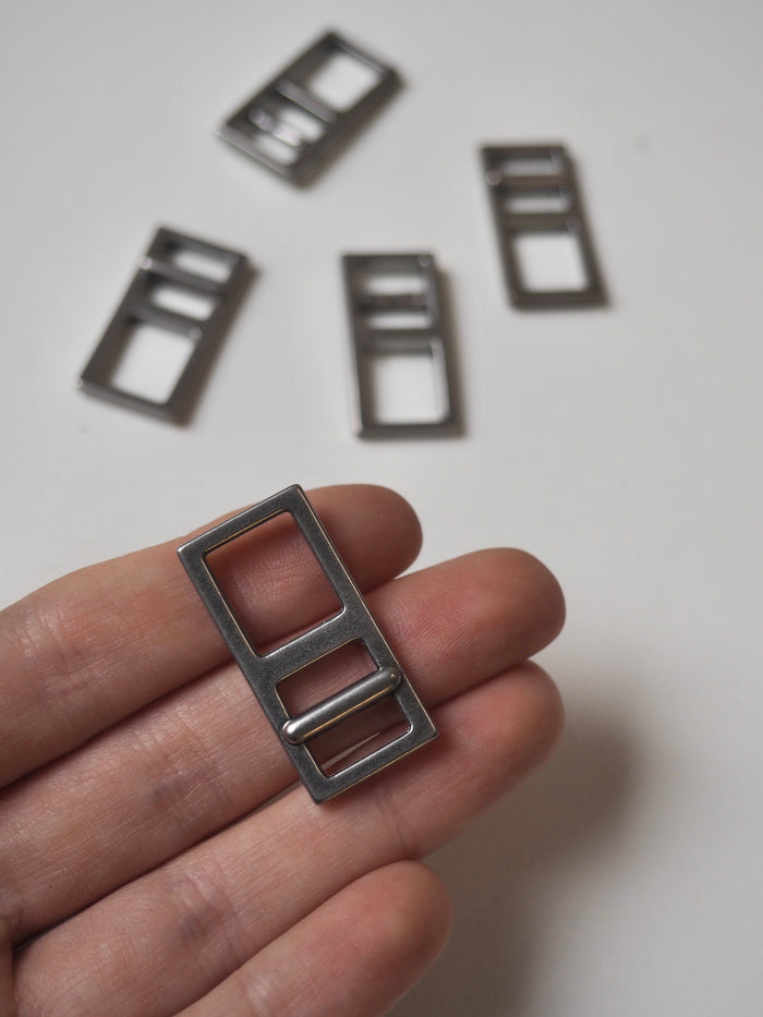 Dark Silver Rectangle Slider 30mm