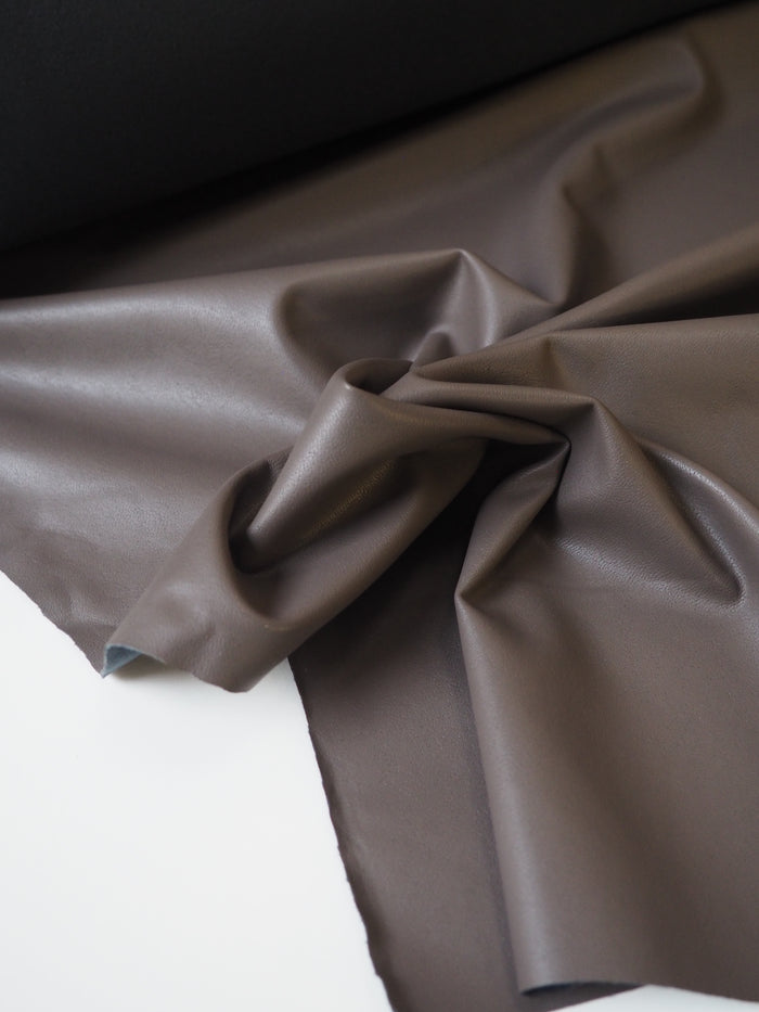 Dark Taupe Stretch Pleather