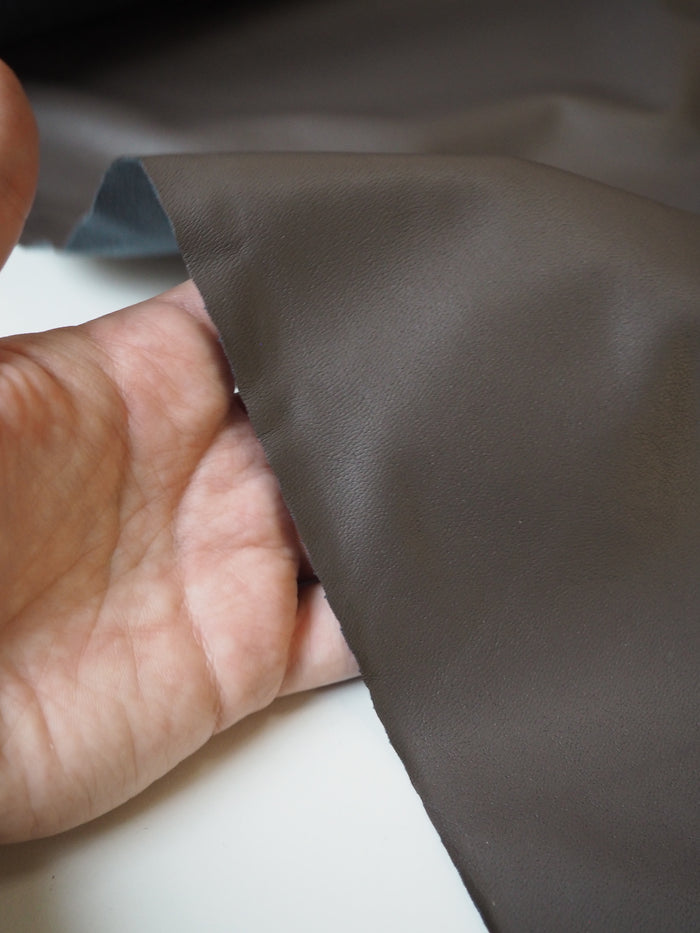 Dark Taupe Stretch Pleather