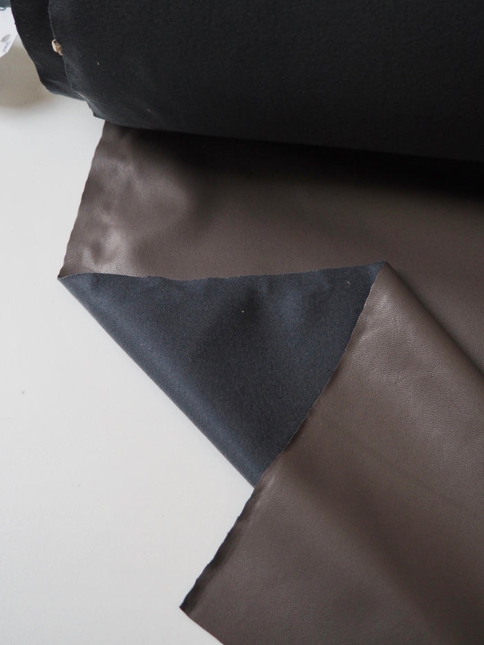 Dark Taupe Stretch Pleather