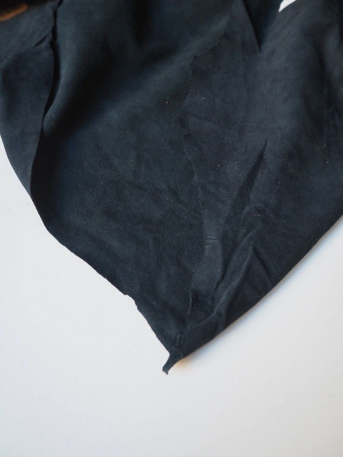 Dark Teal Suede Kidskin