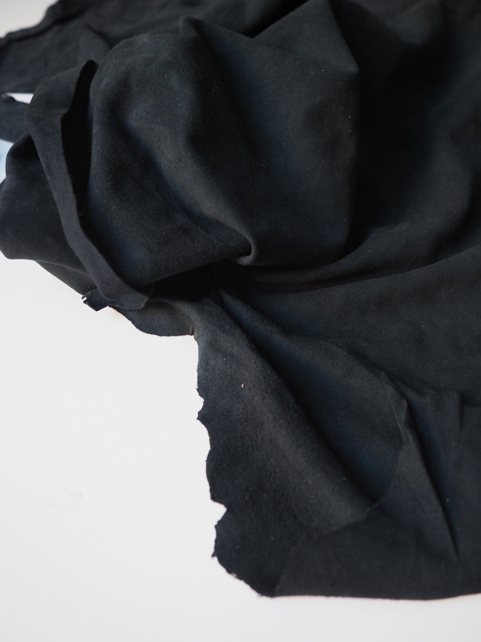 Dark Teal Suede Kidskin