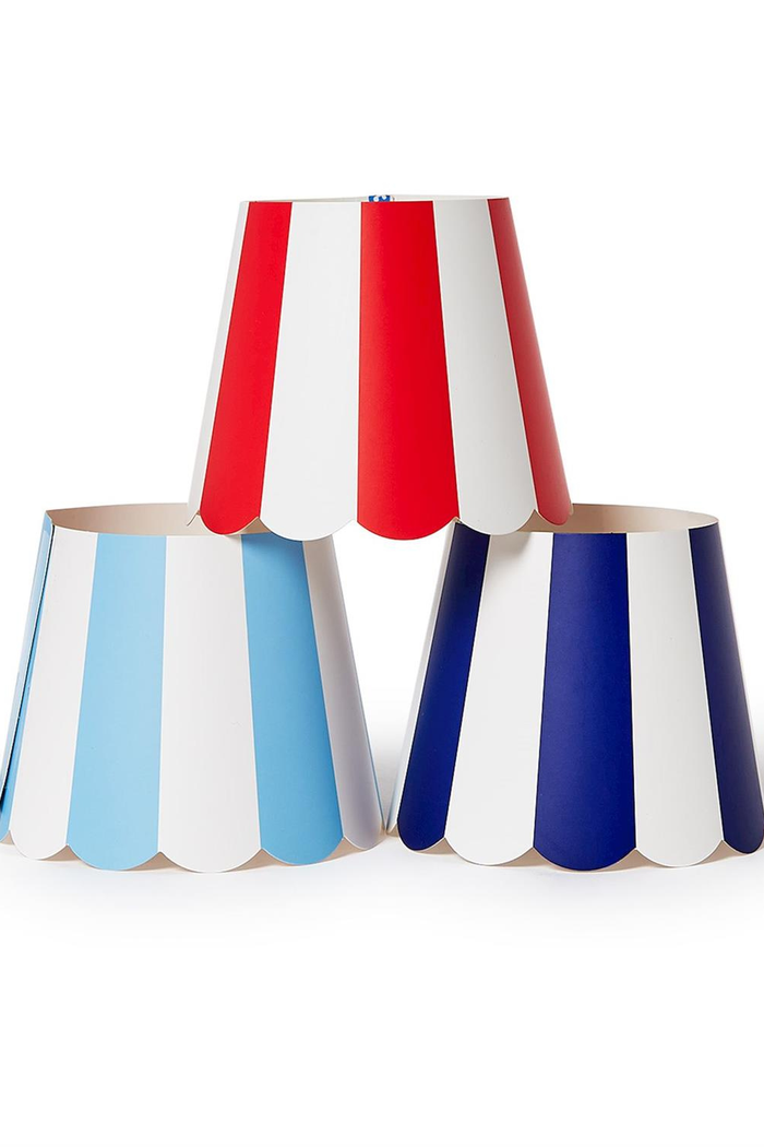 Decorative Paper Lampshade Covers - Bold Stripe - FINAL SALE
